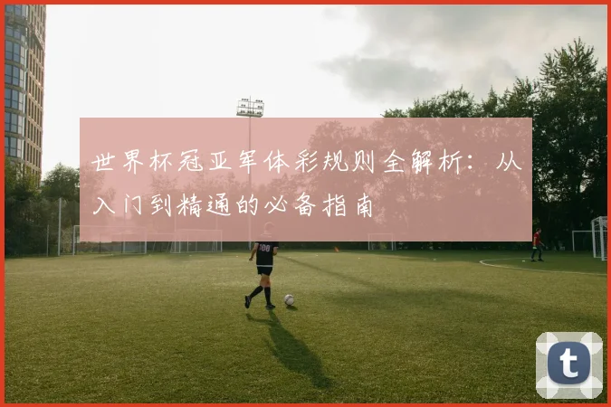 世界杯冠亚军体彩规则全解析:从入门到精通的必备指南