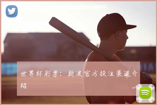 世界杯彩票:新浪官方投注渠道介绍